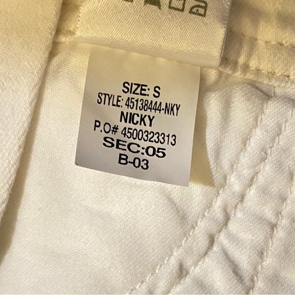 JOE’S Nicky off white shorts stretchy jean overalls - Picture 12 of 14